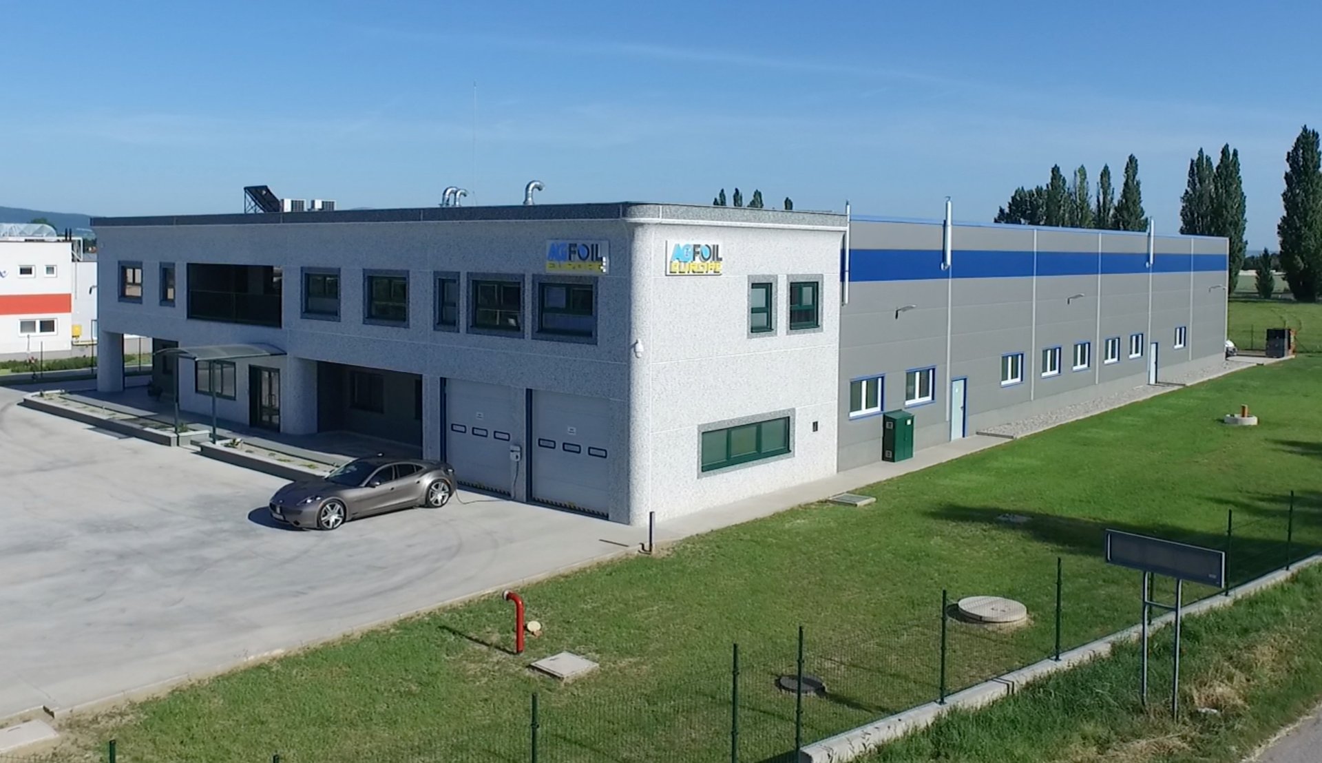 AG FOIL EUROPE thermal transfer ribbon production facility in Veselé, Slovakia